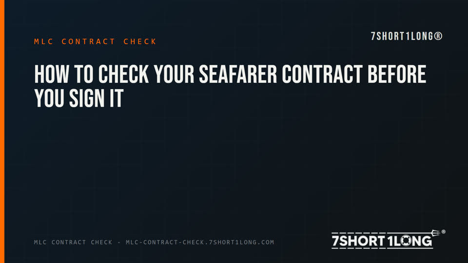 Video: how to use the MLC Contract Check on a laptop, from flag to report